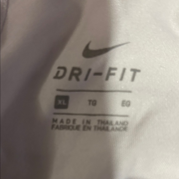 Nike White Tank Top with Black Straps - Picture 3 of 3
